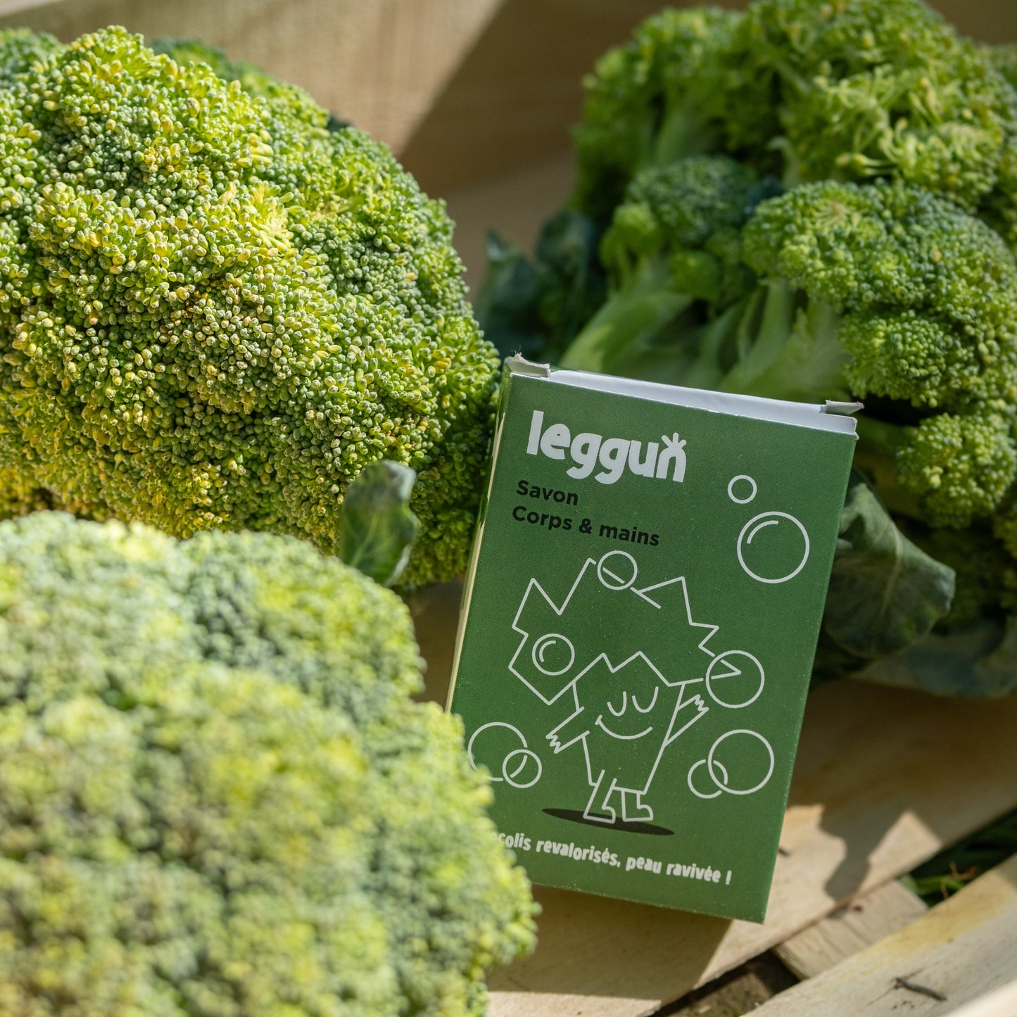 Savon au brocoli joufflu