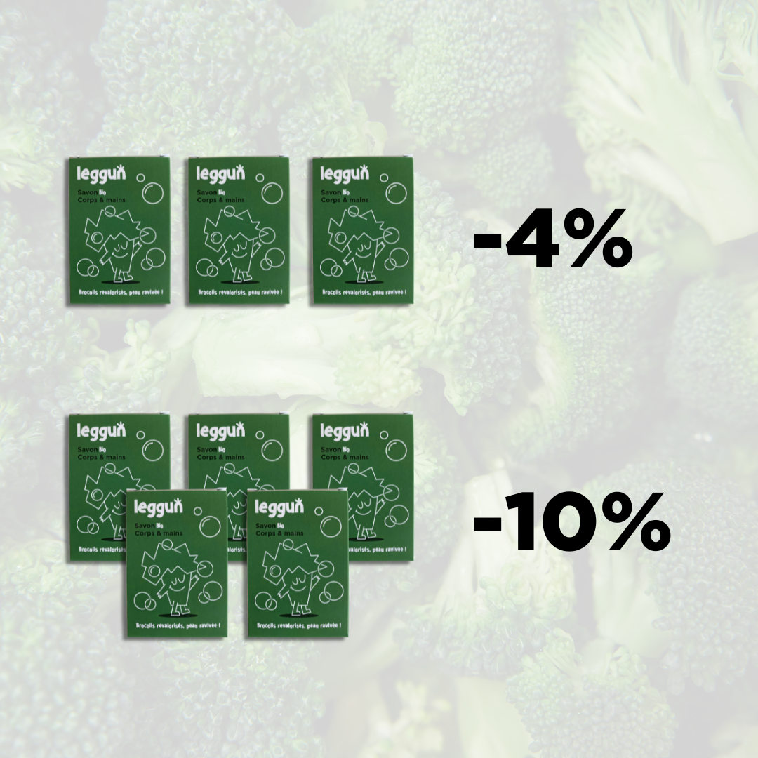 Savon au brocoli joufflu