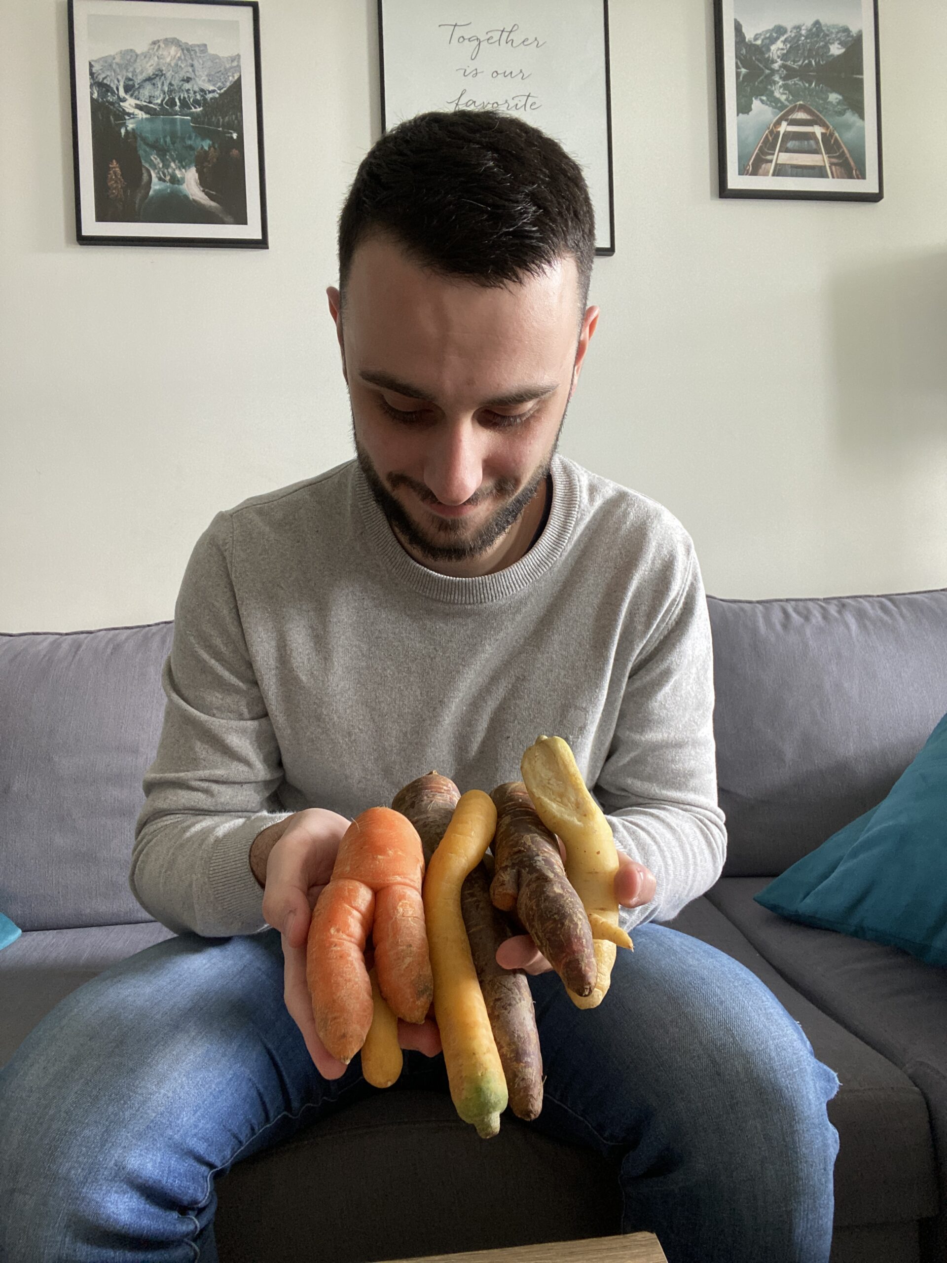 carottes déclassées dites moches