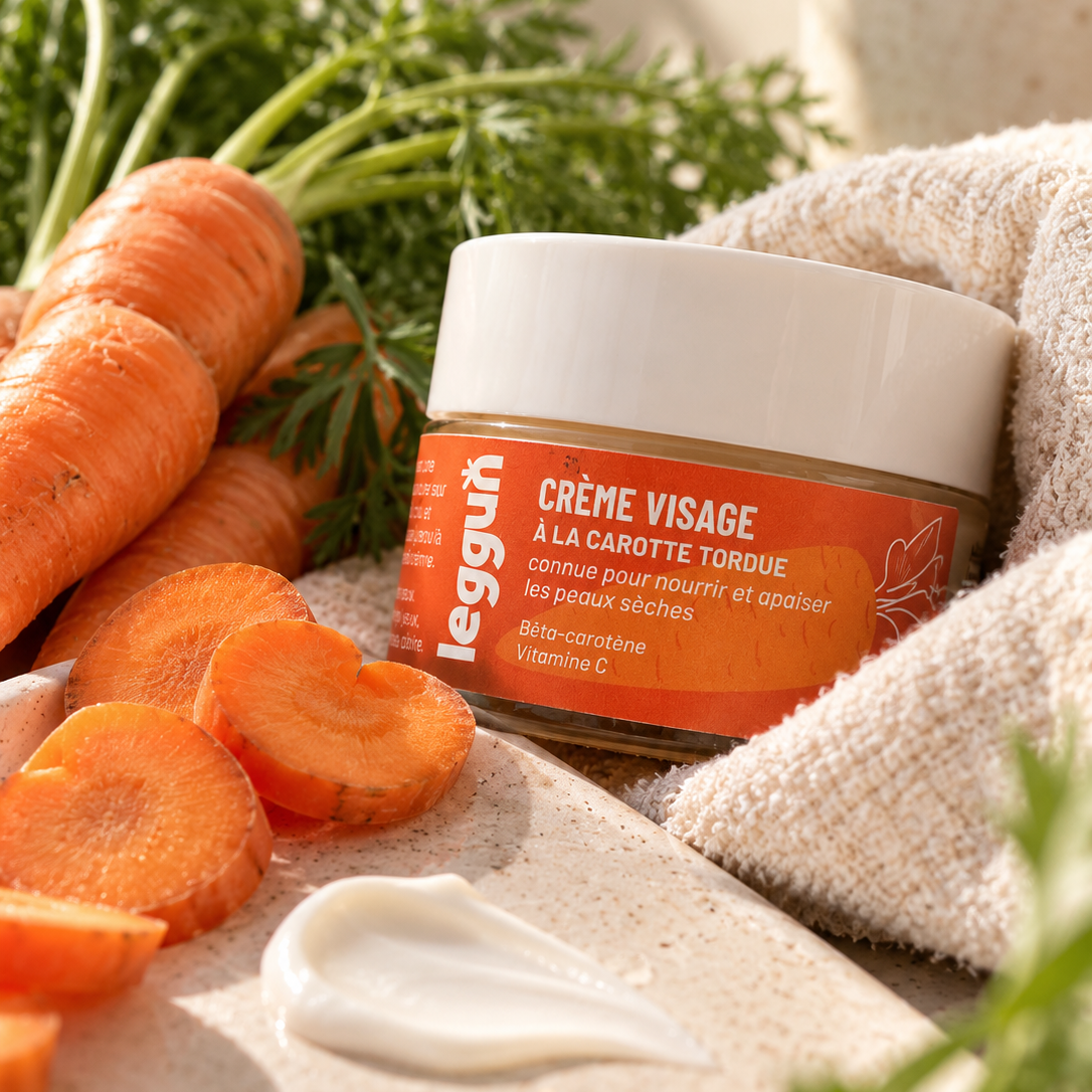 crème visage à la carotte bio