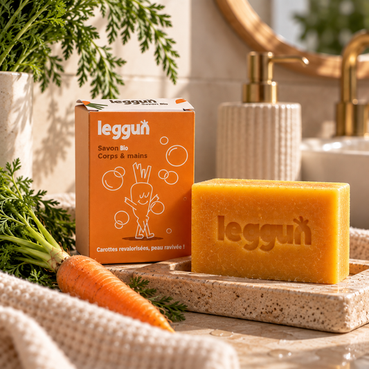 Savon surgras à la carotte tordue
